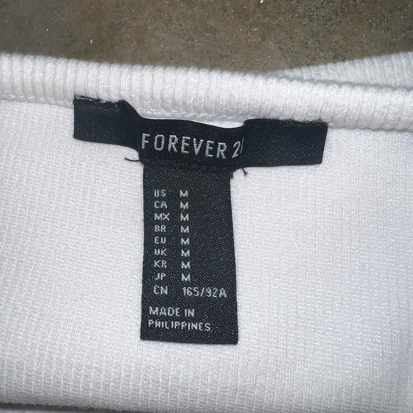 Forever 21 White Ribbed Camisole Top - Picture 3 of 3